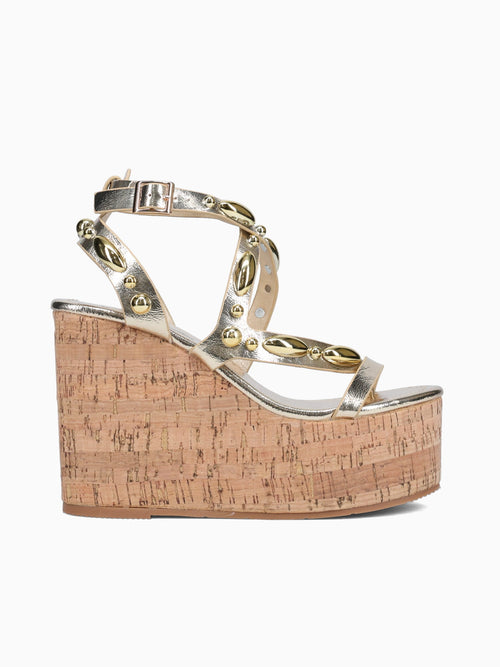 Anukis Lt Gold Suede Gold / 5 / M