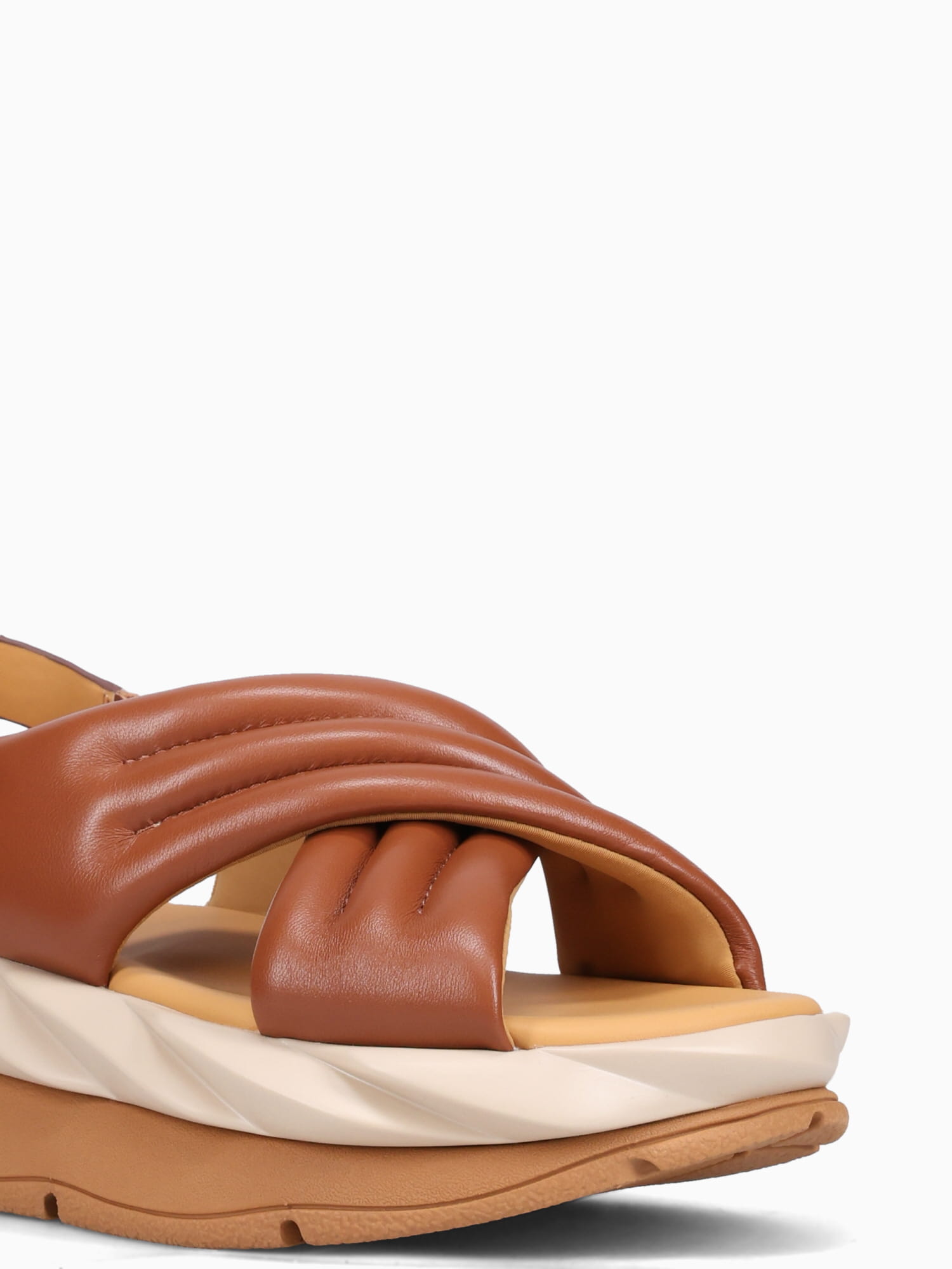 Mellow Mana Brown Metallic Leather Brown / 36 / M