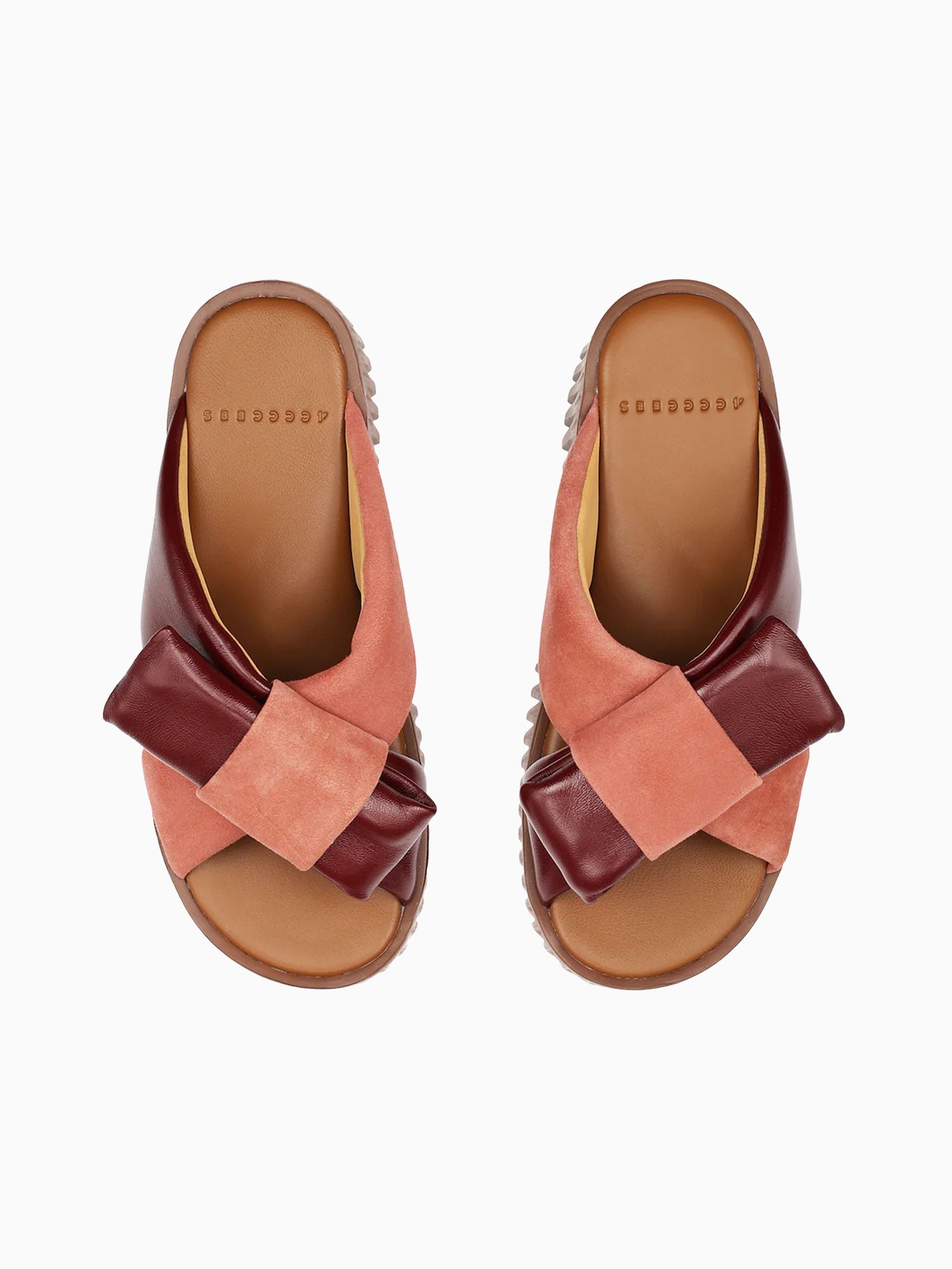 Plia Bow Rose Leather Pink / 36 / M