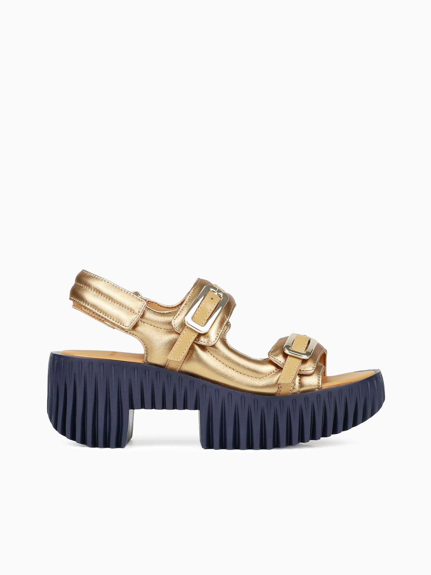 Plia Kiko Gold Metallic Leather Gold / 36 / M