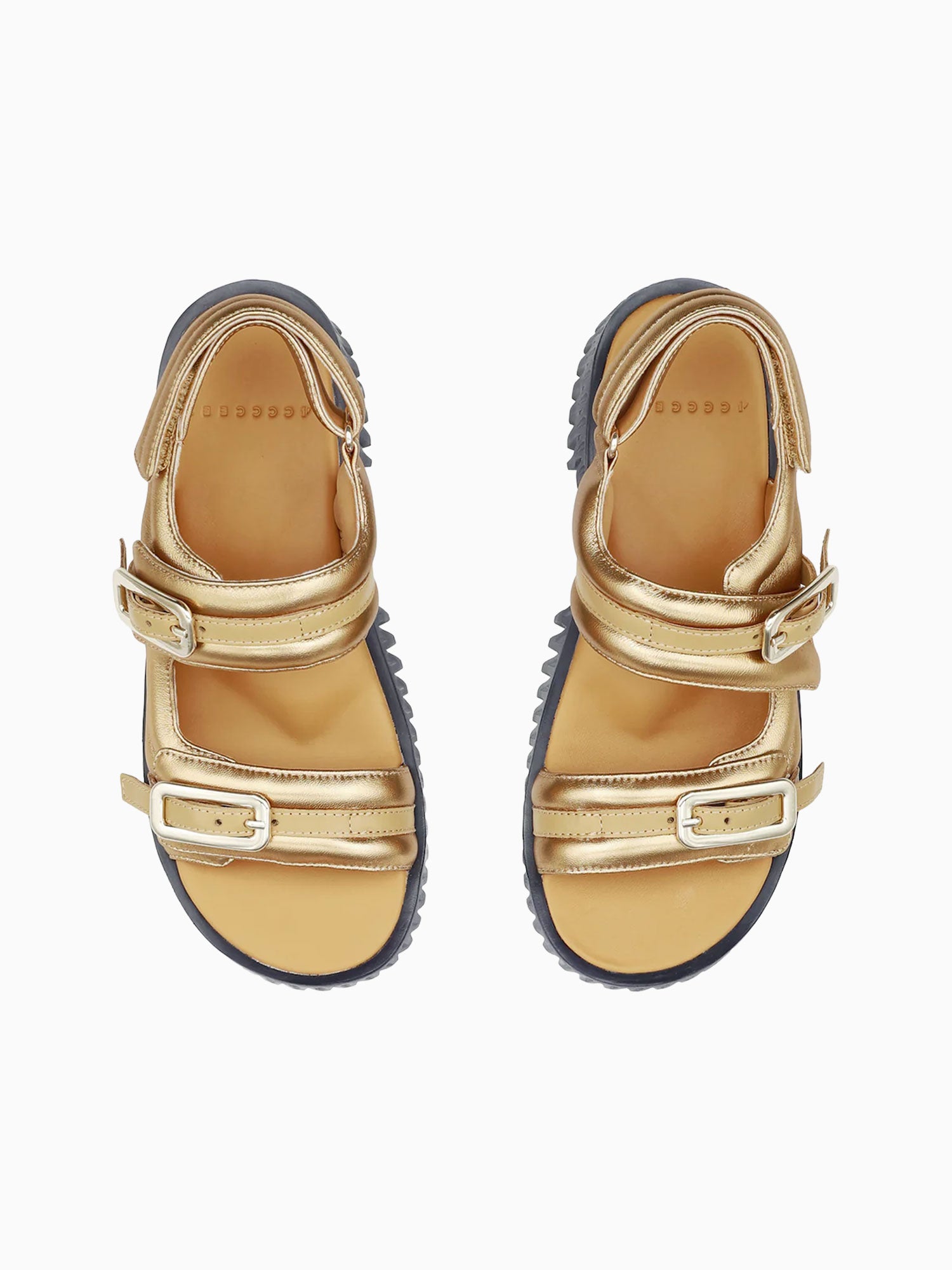 Plia Kiko Gold Metallic Leather Gold / 36 / M