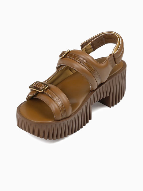 Plia Kiko Brown Leather Brown / 36 / M
