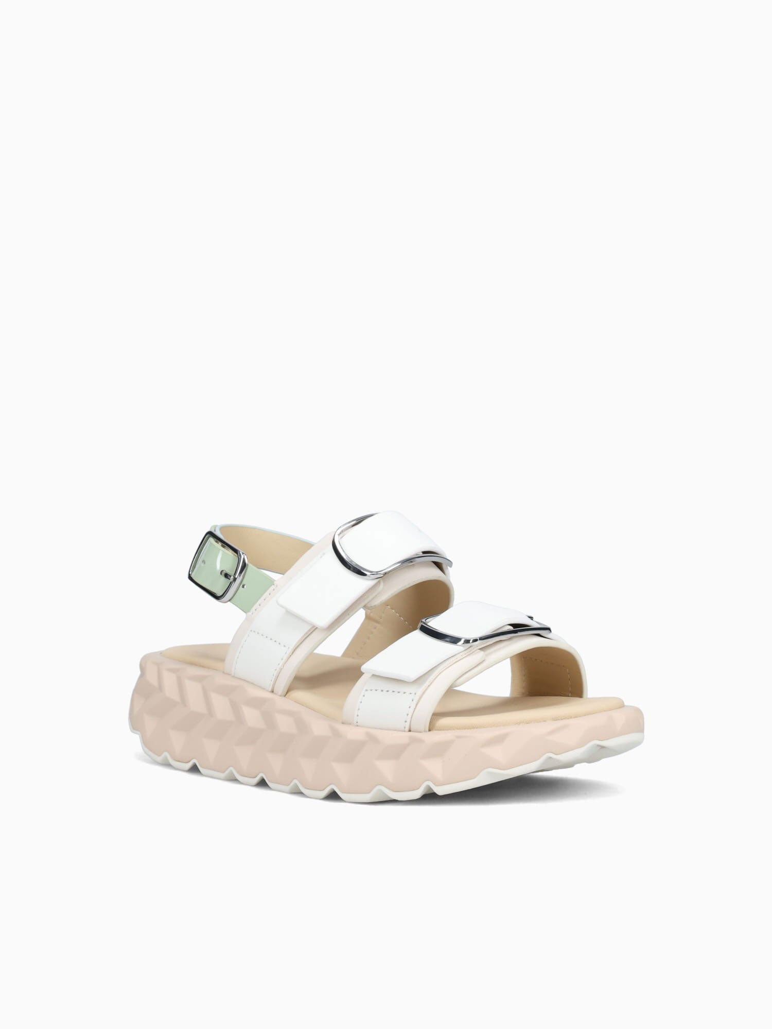 Jabara Sandy White Leather White / 36 / M