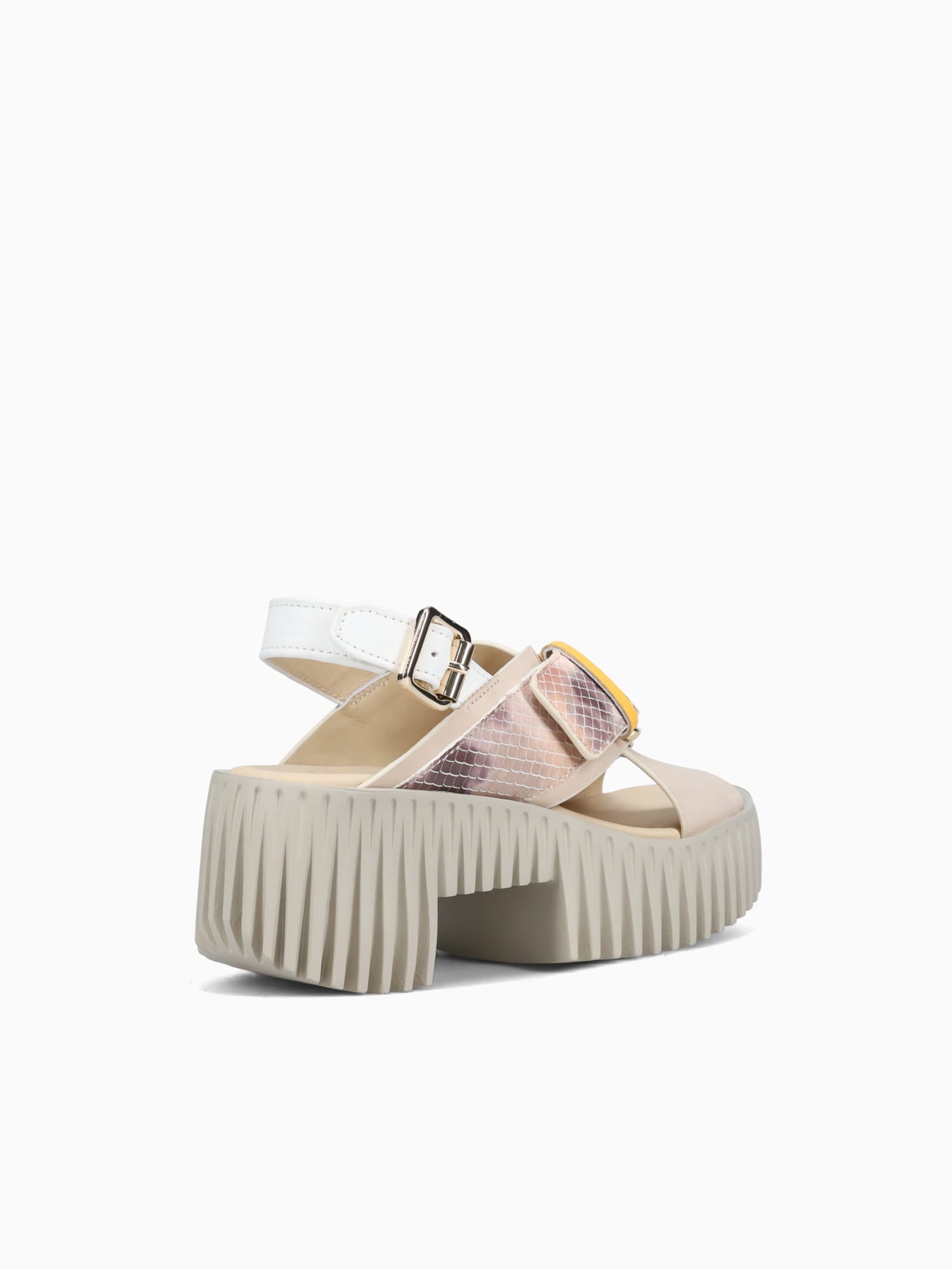 Plia Juno Blush Embossed Leather Light Beige / 36 / M