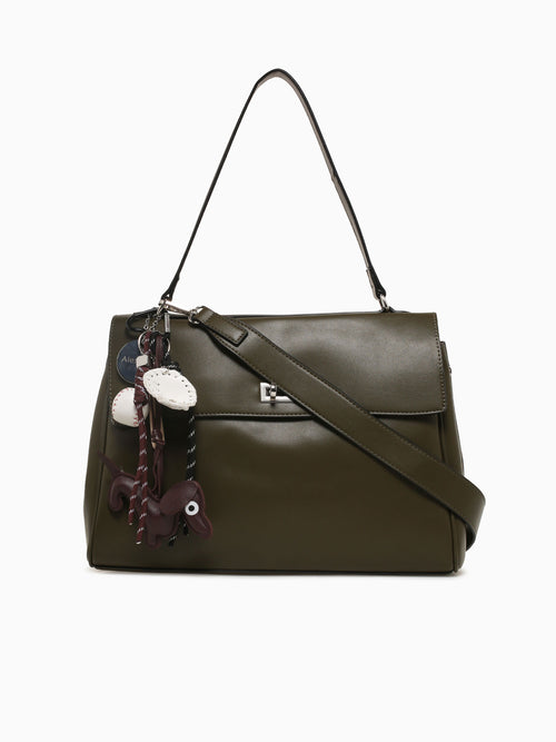 Amy Shoulder Bag Military Dark Green