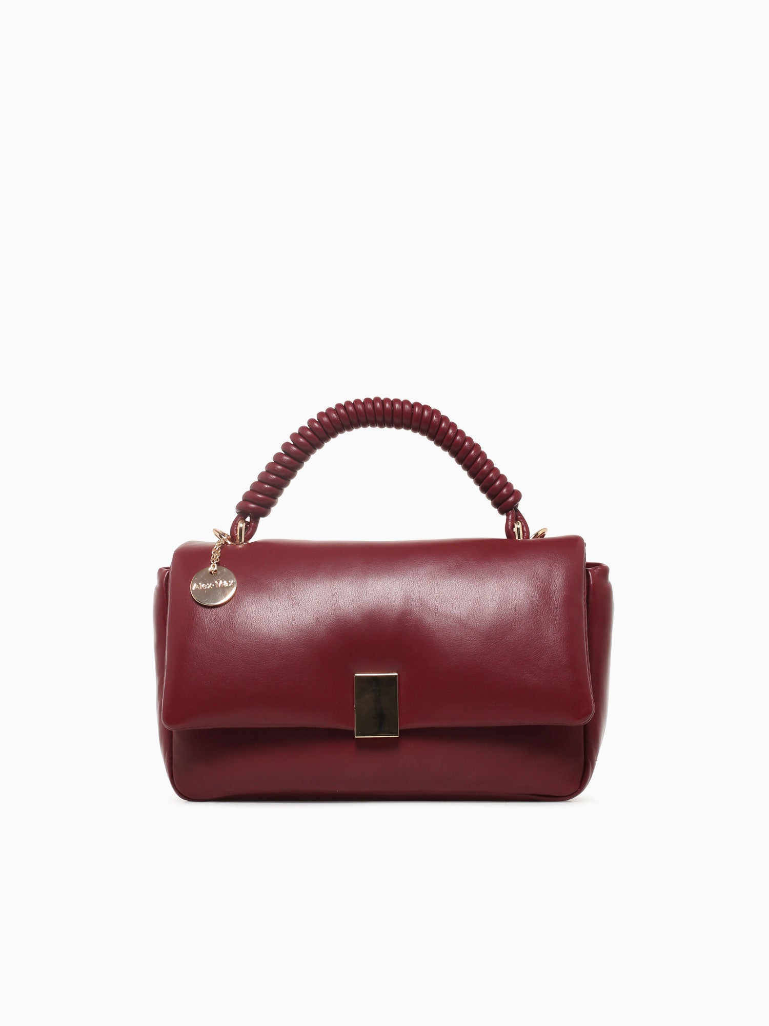Abigail Top Handle Burgundy Dark Red