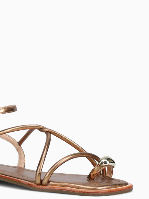 Petulas Bronze Cristal Leather Bronze / 5 / M