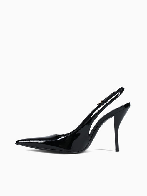 Angelina Black Verniz Soft Black / 5 / M
