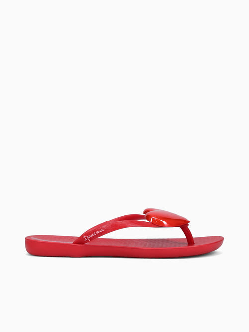 Wave Heart 25 Red Metallic Red / 5 / M