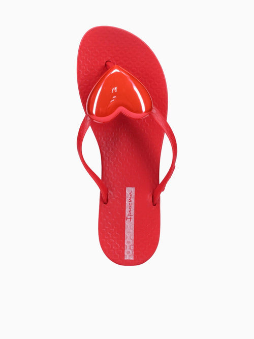 Wave Heart 25 Red Metallic Red / 5 / M