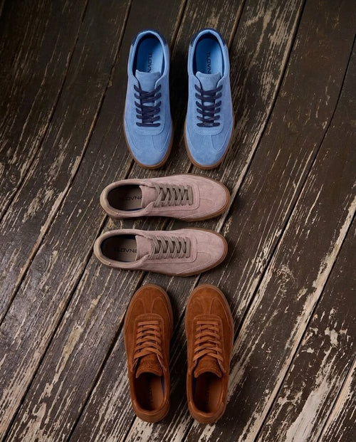 Mikhail Taupe Cow Suede