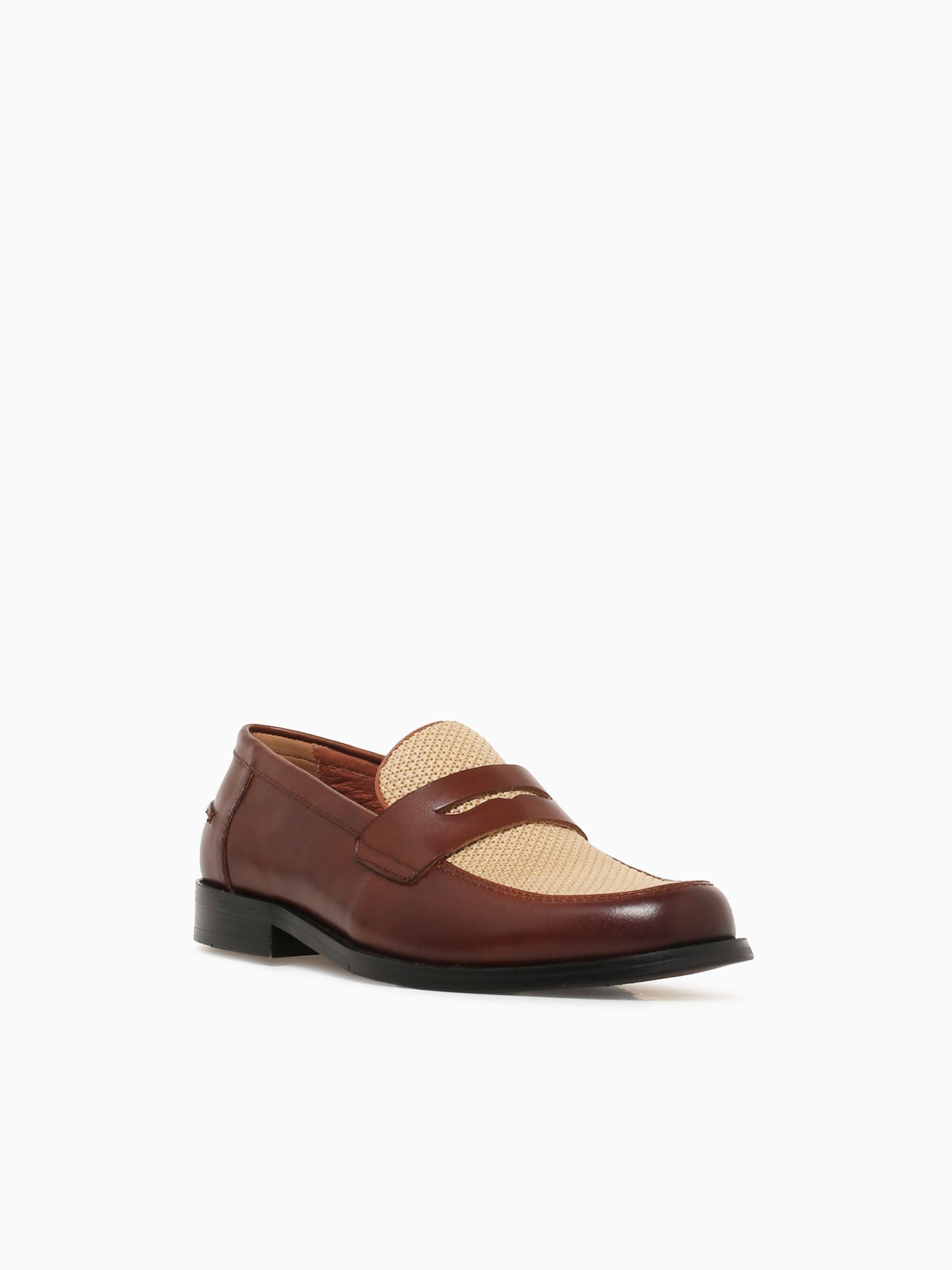 Gaio Tan Calf Lea  Natural raffia Tan / 7 / M