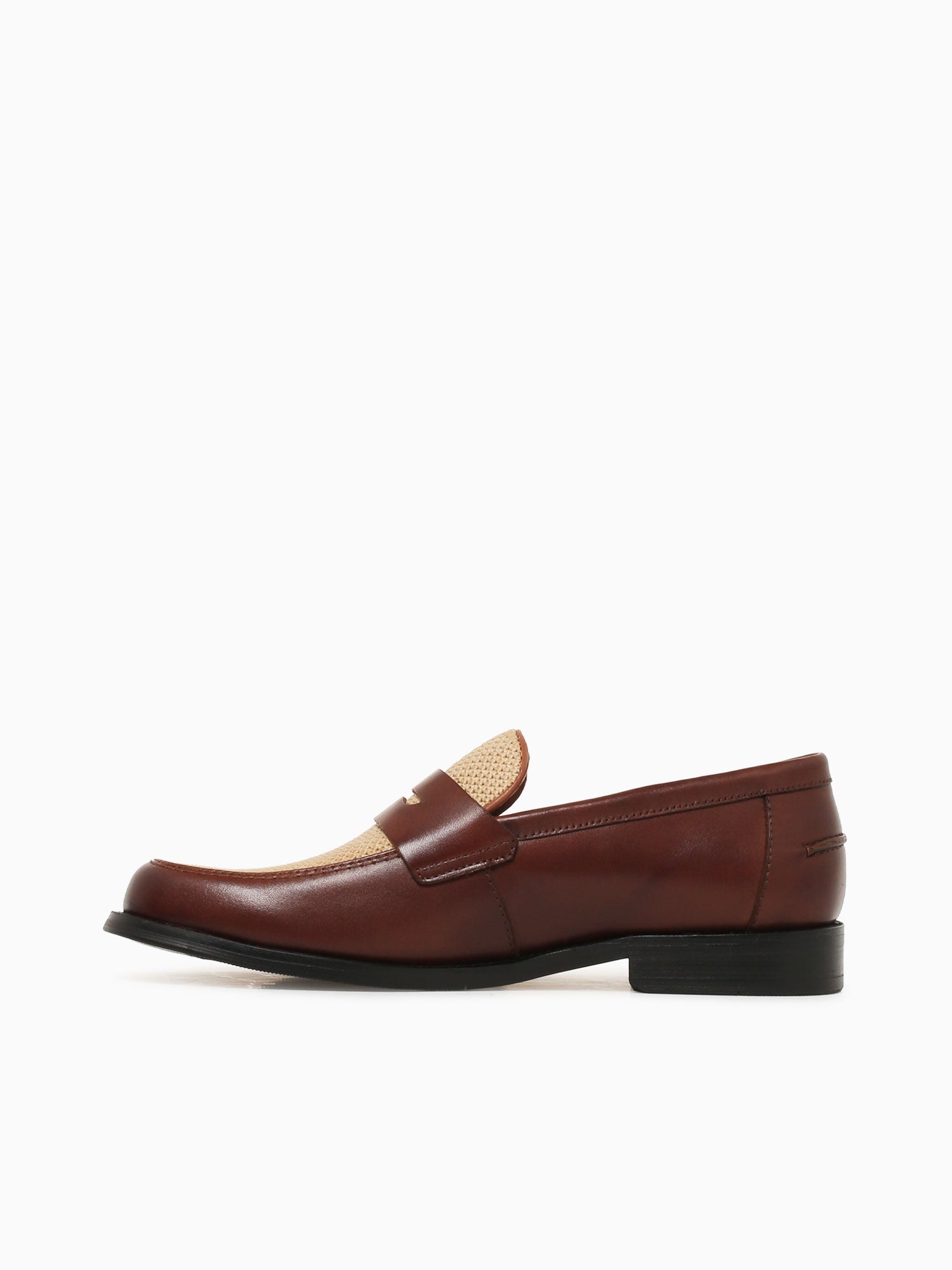 Gaio Tan Calf Lea  Natural raffia Tan / 7 / M