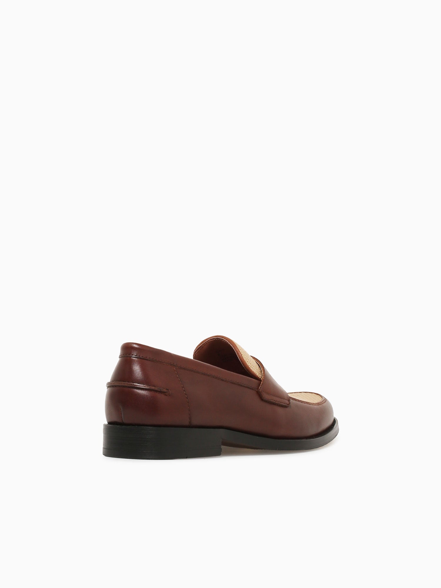 Gaio Tan Calf Lea  Natural raffia Tan / 7 / M