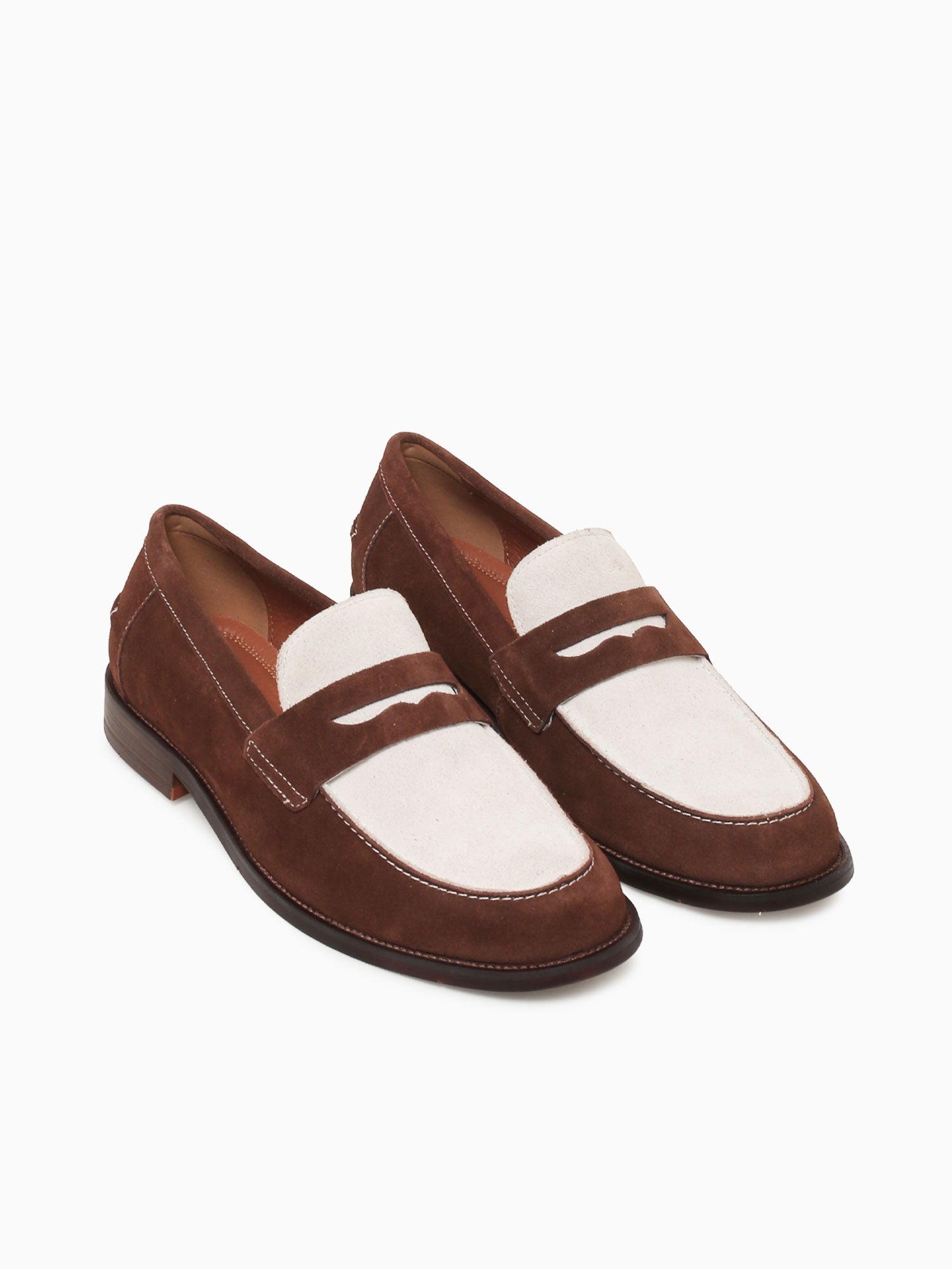 Gaio Brown White suede Brown / 7 / M