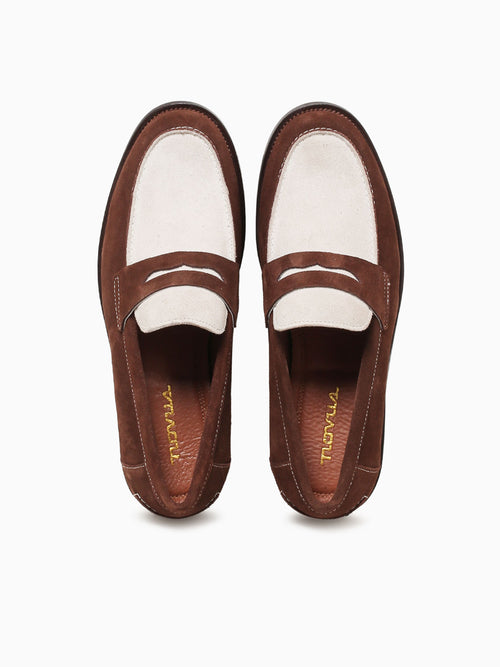 Gaio Brown White suede Brown / 7 / M