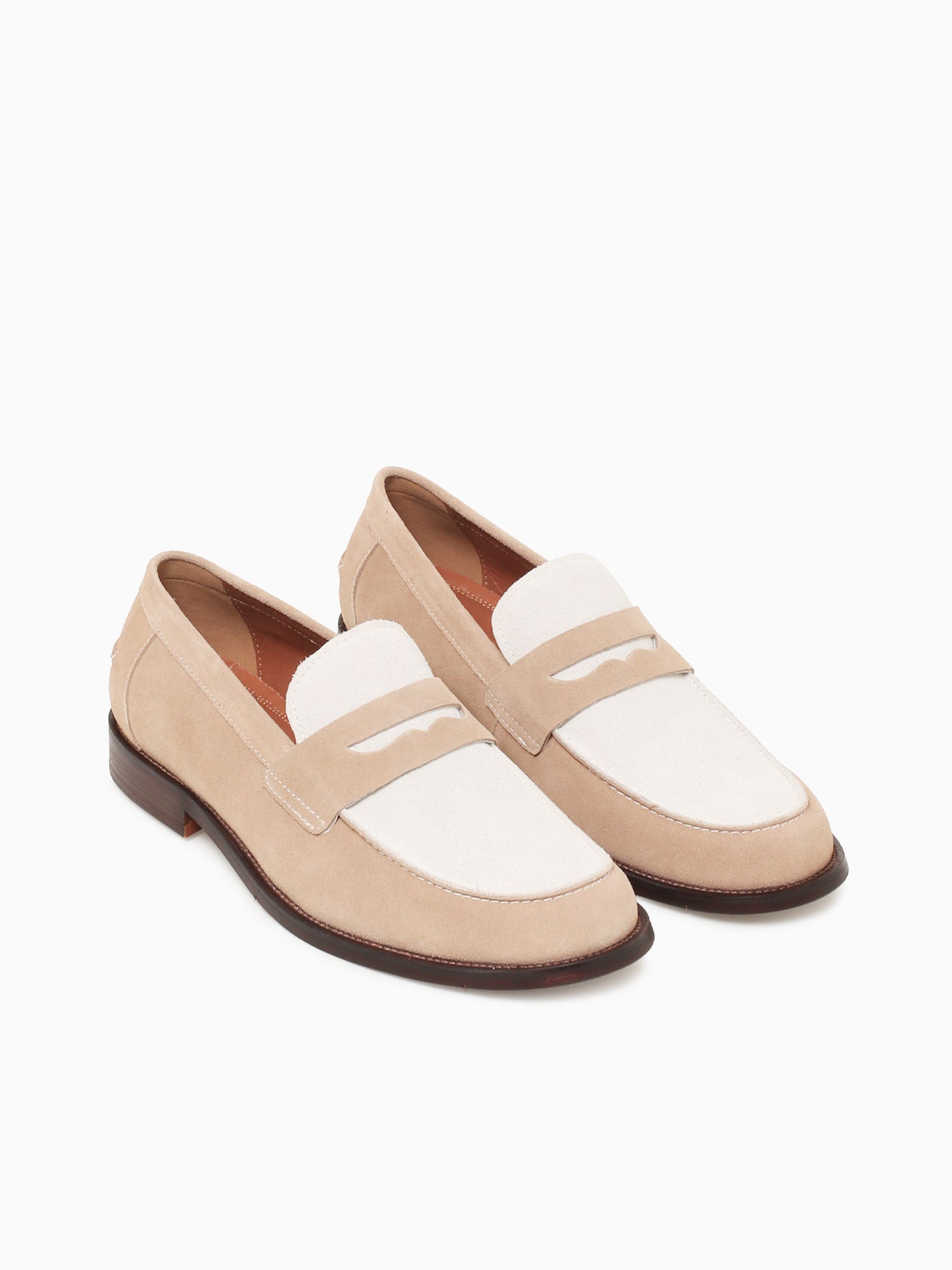 Gaio Beige White suede Beige / 7 / M