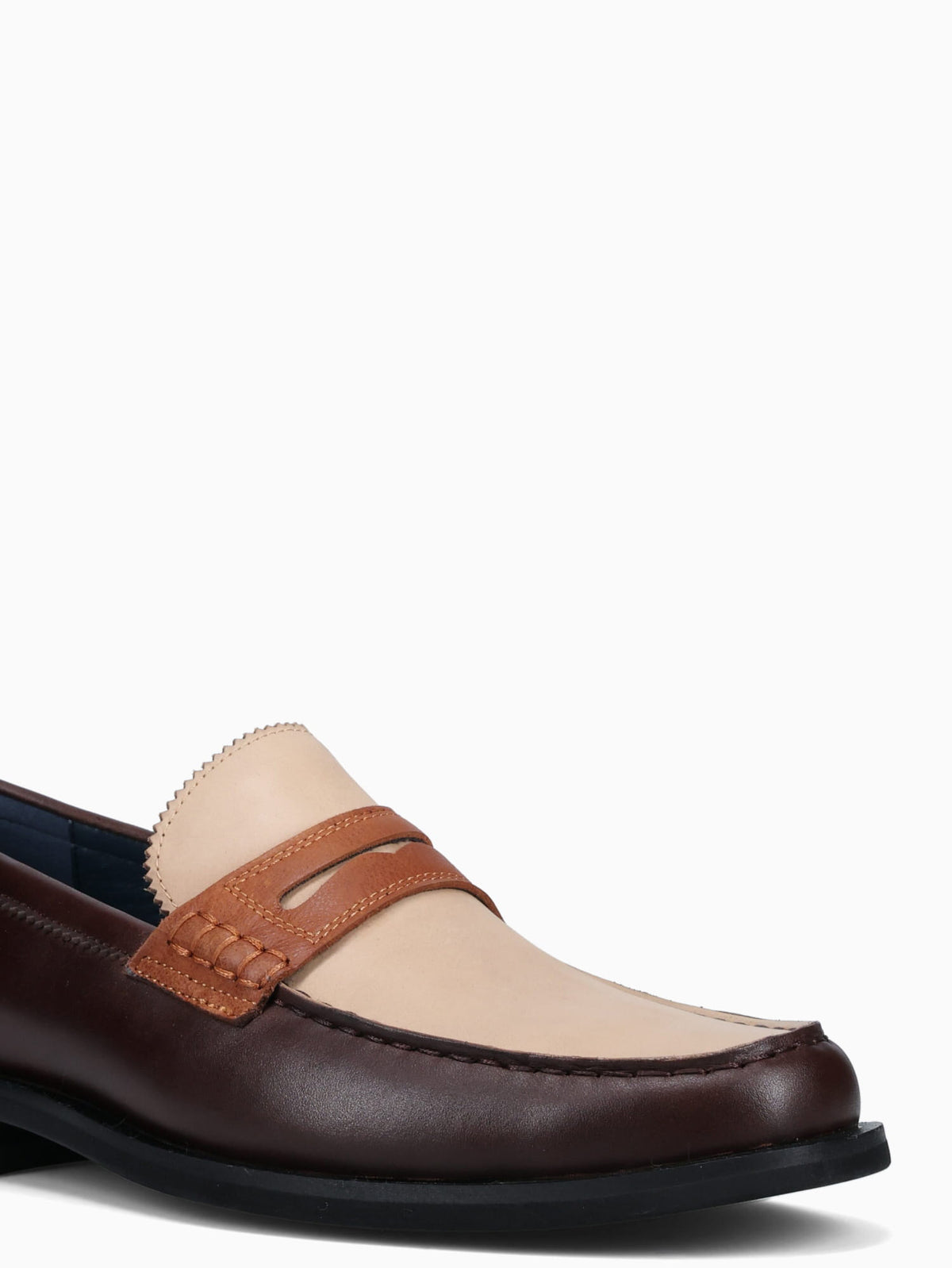 Boris Beige Tan Brown calf leather Beige / 7 / M