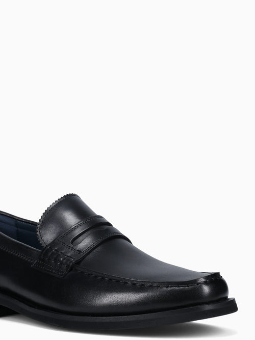 Boris Black Calf Leather Black / 7 / M