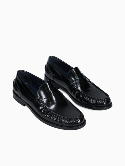 Yuri Black Box Calf Leather Black / 7 / M