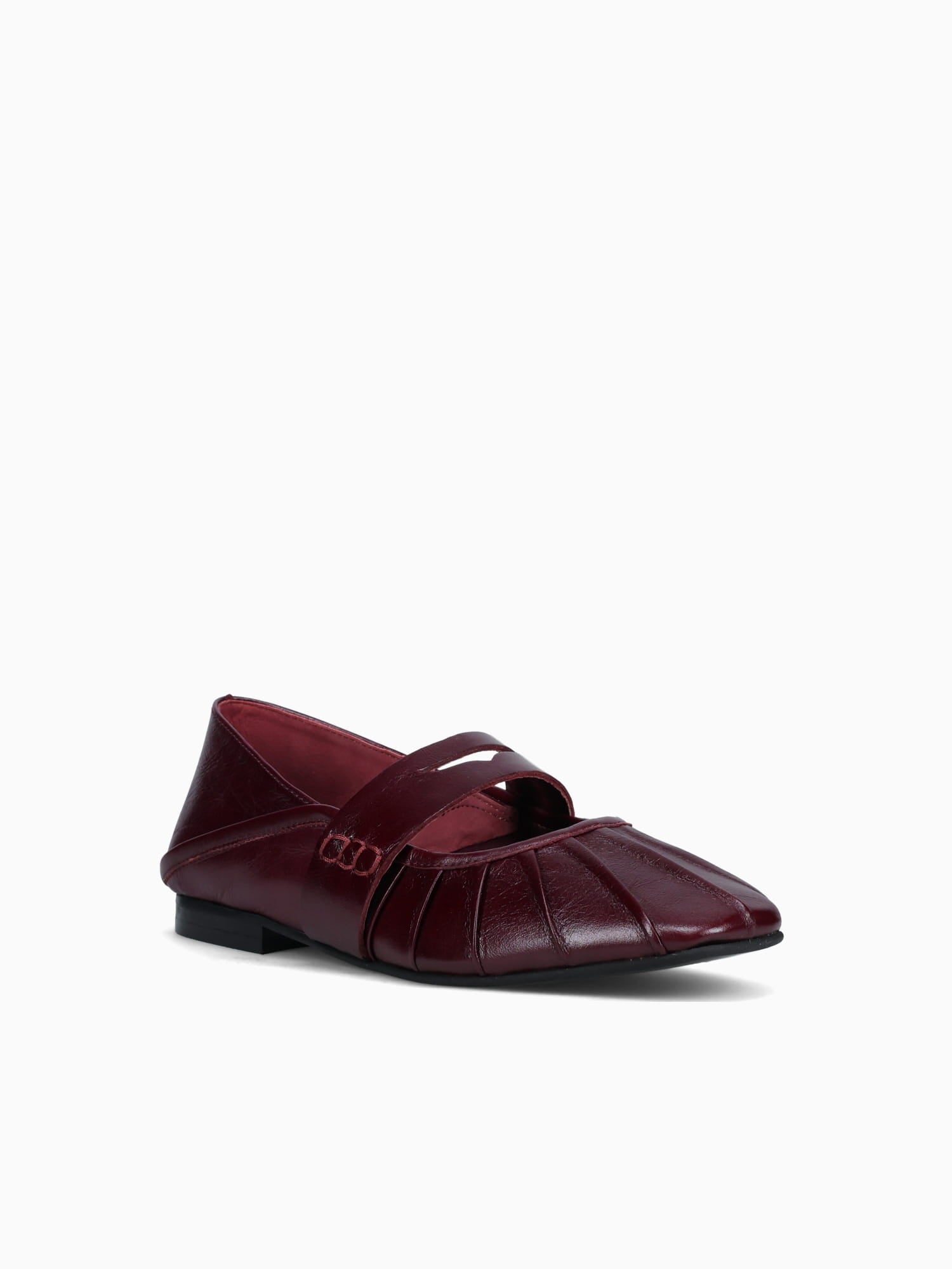 Bargo Burgundy Leather Wine / 36 / M