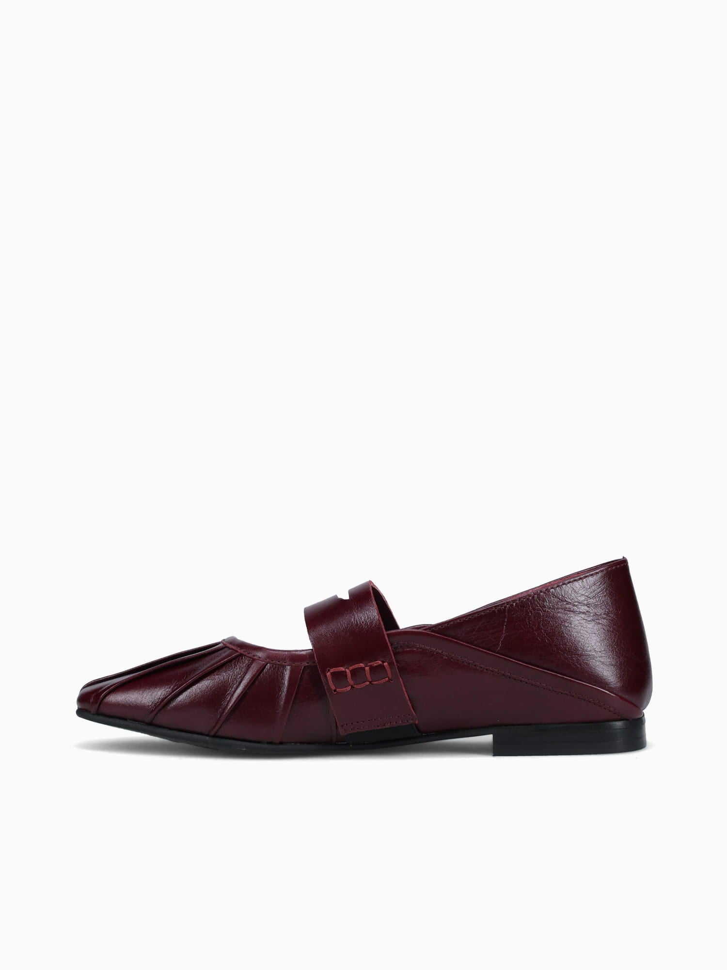 Bargo Burgundy Leather Wine / 36 / M