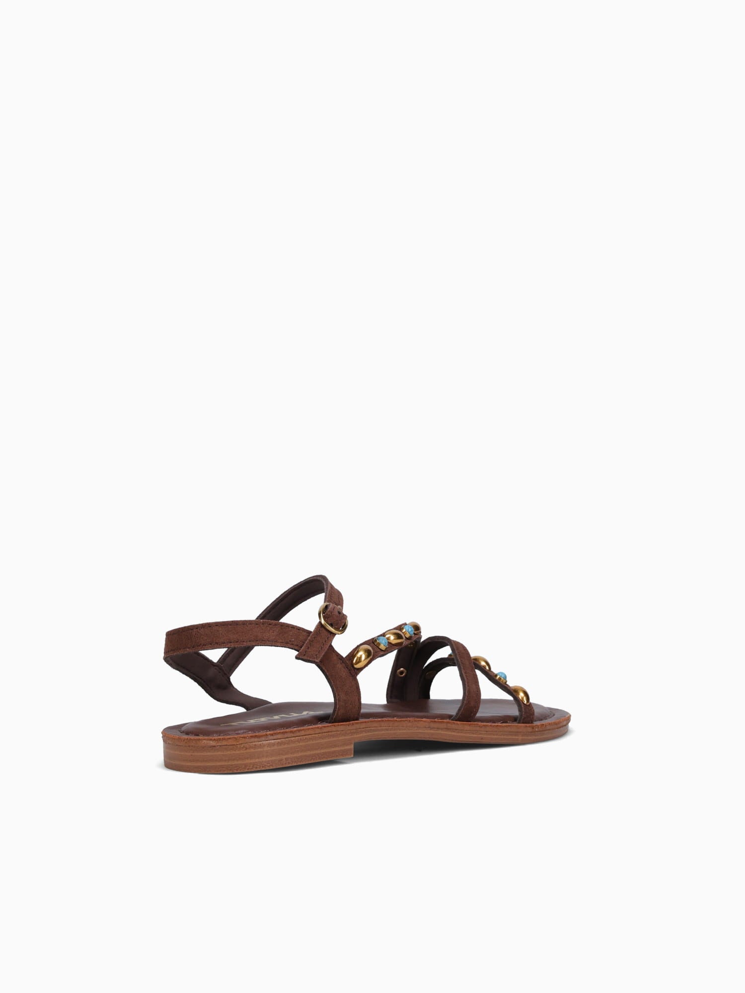Charlotte Brown Suede Leather Brown / 5 / M