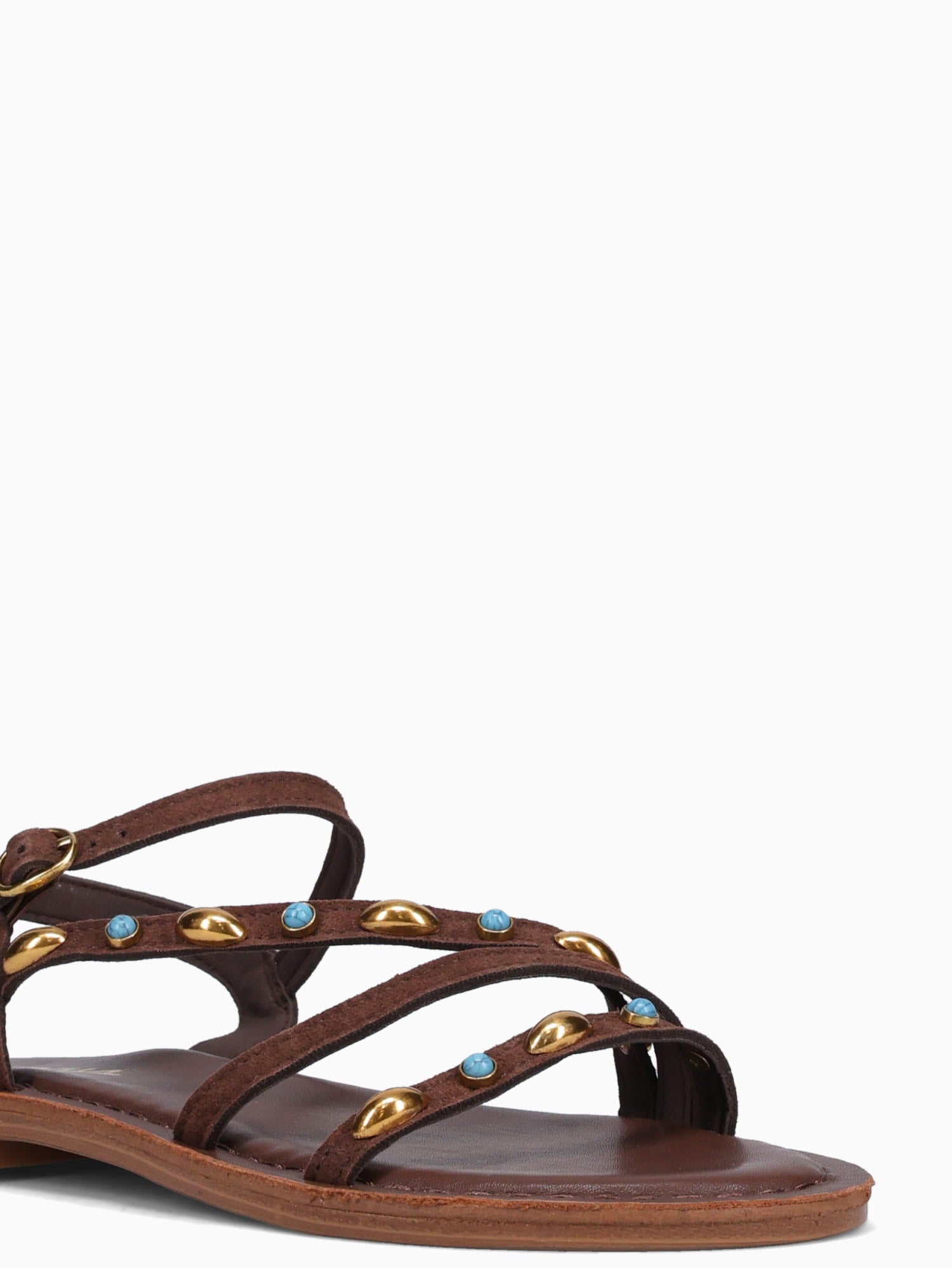 Charlotte Brown Suede Leather Brown / 5 / M