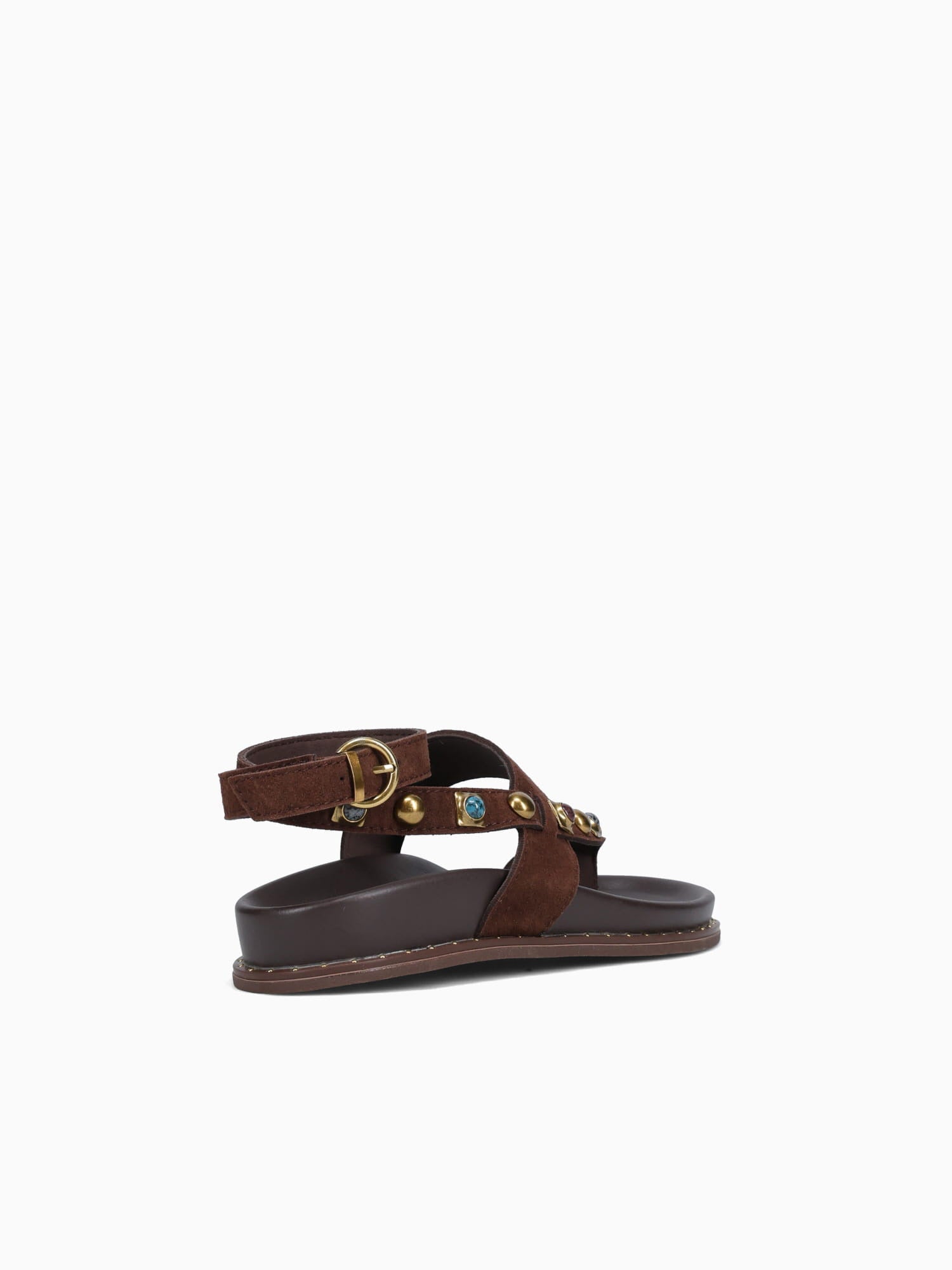 Eleanor Coffee Suede Leather Brown / 5 / M