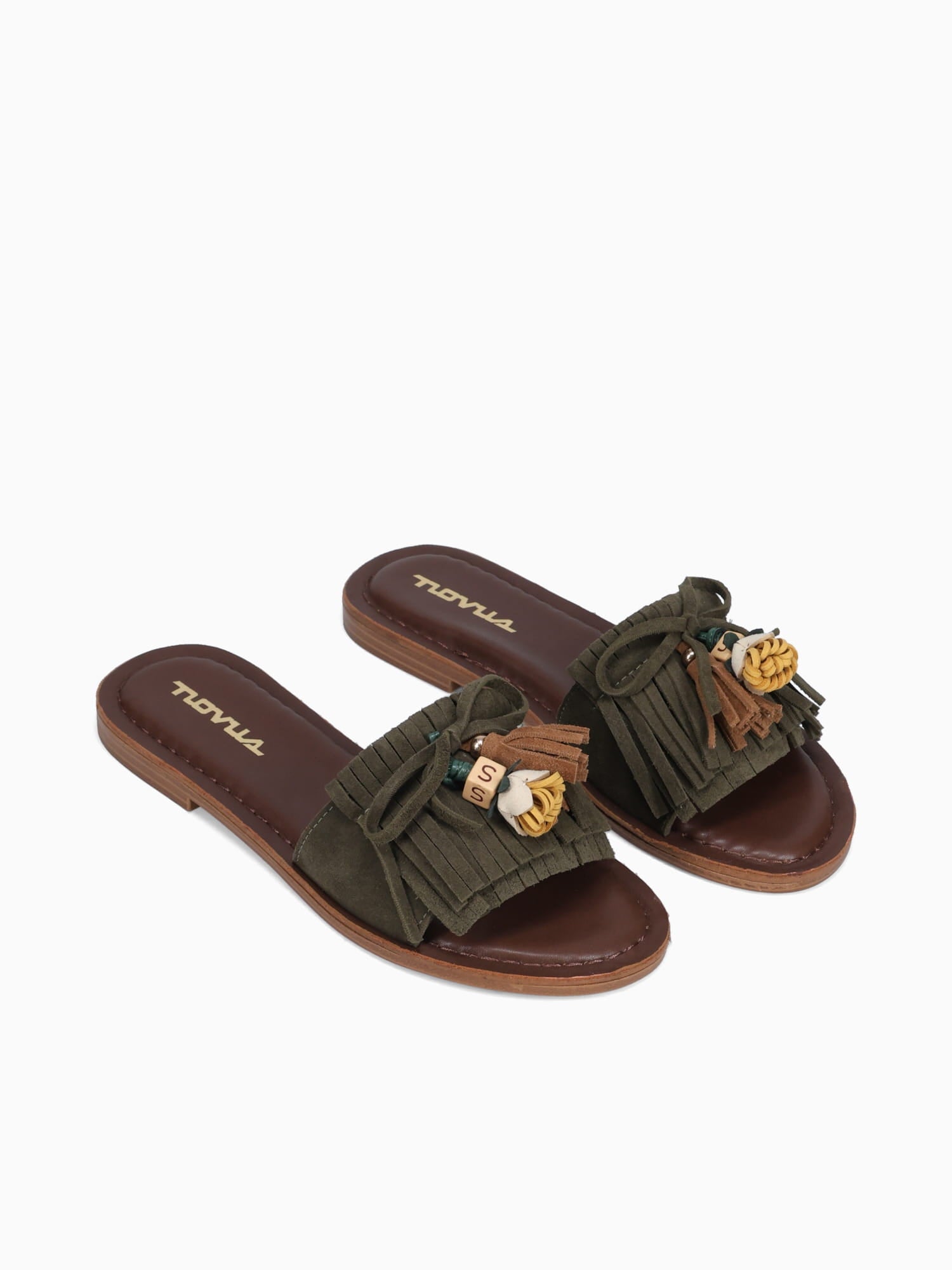 Frieda Green Suede Leather Green / 5 / M