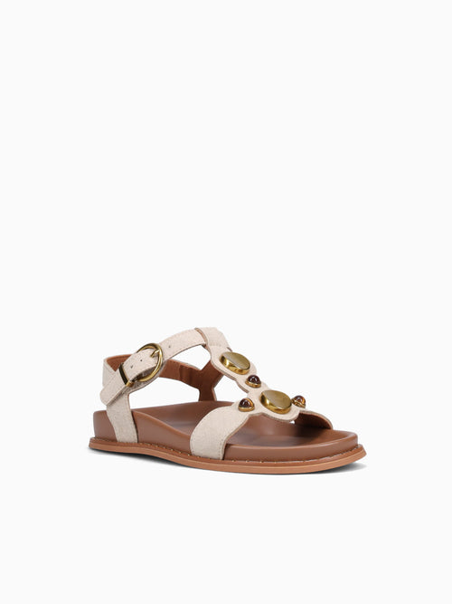 Klara Beige Beige Leather Beige / 5 / M
