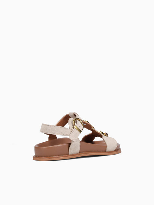 Klara Beige Beige Leather Beige / 5 / M