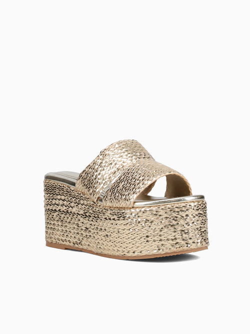 Marwa Lt Gold Weave Gold / 5 / M