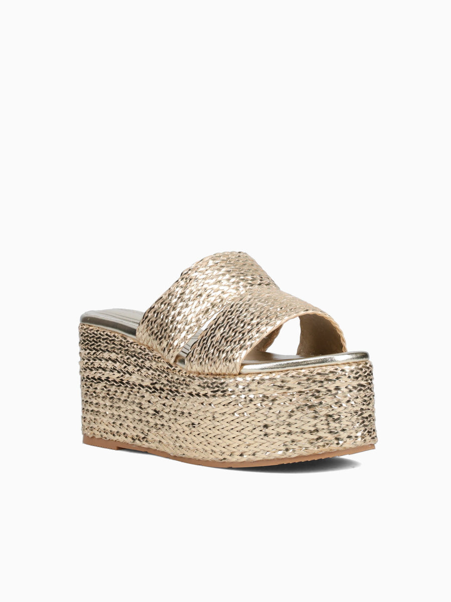 Marwa Lt Gold Weave Gold / 5 / M
