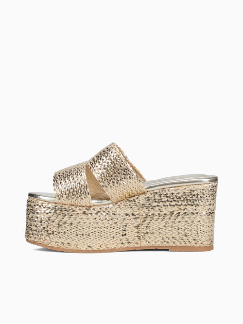 Marwa Lt Gold Weave Gold / 5 / M