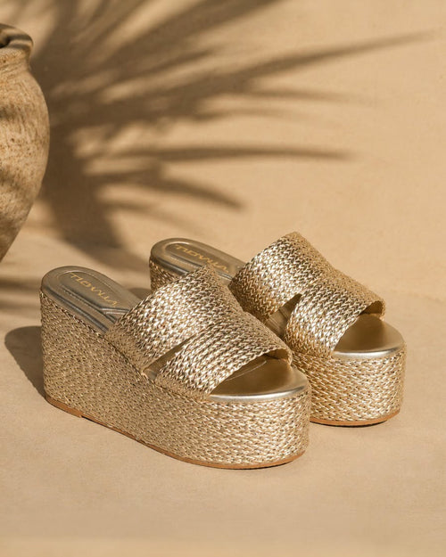 Marwa Lt Gold Weave