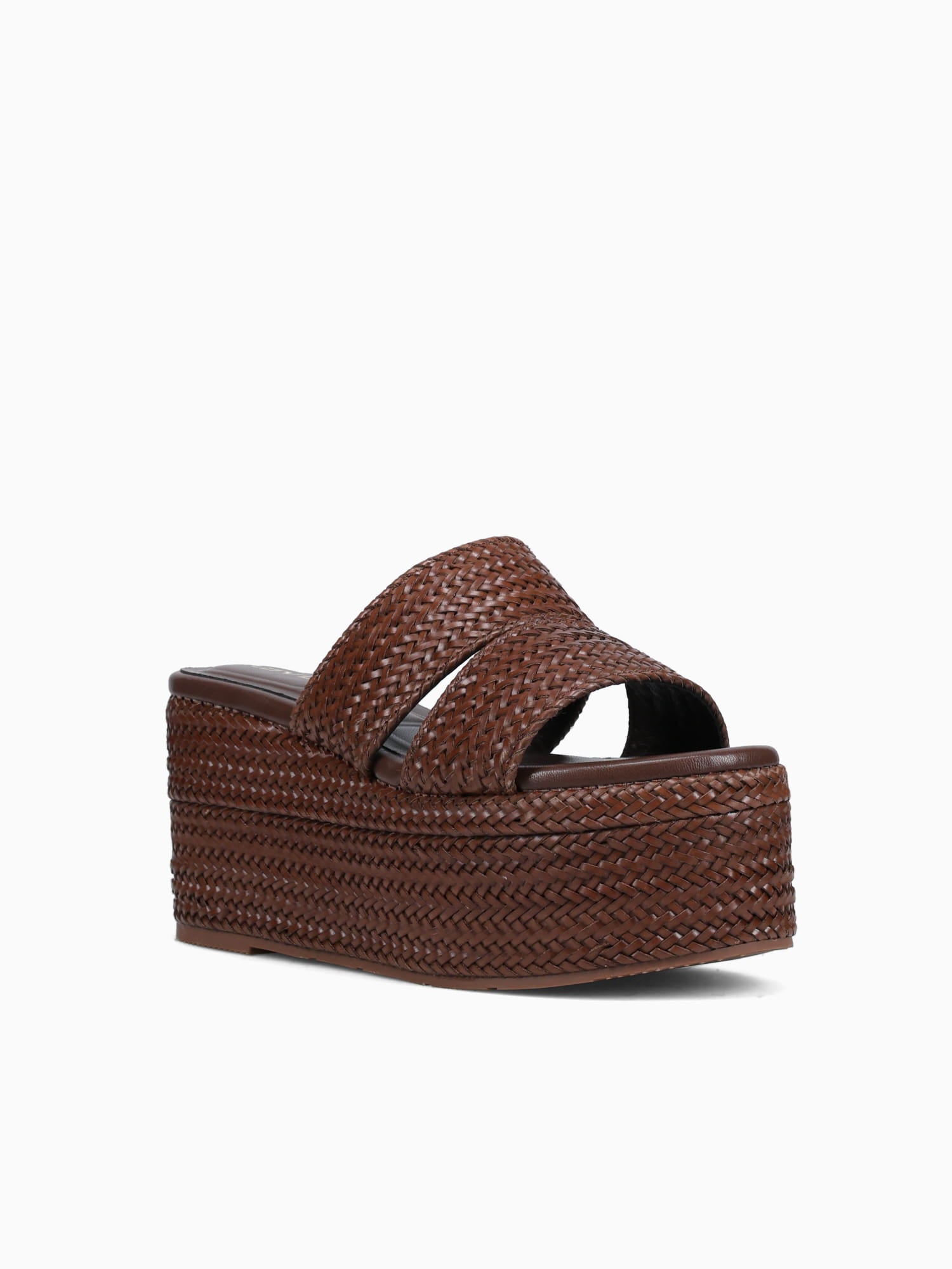 Marwa Brown Weave Brown / 5 / M