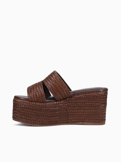 Marwa Brown Weave Brown / 5 / M