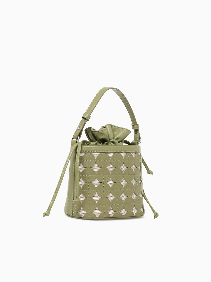 Sienna Bucket Shoulder Bag Green Green