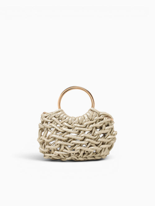 Leia Top Handle Light Gold Gold