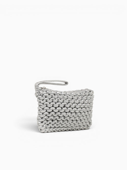 Melanie Clutch Silver Silver