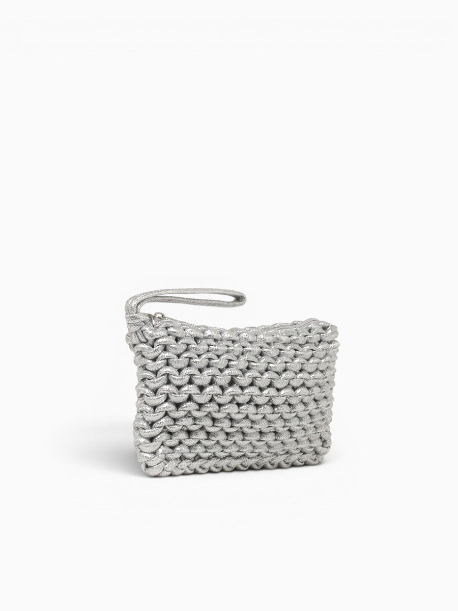 Melanie Clutch Silver Silver
