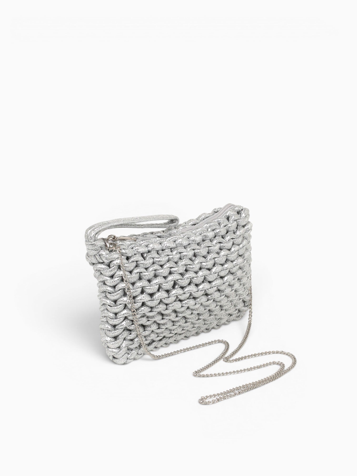 Melanie Clutch Silver Silver