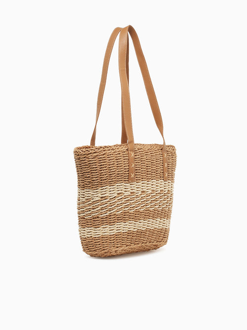 Viera Tote Brown Multi Brown Multi