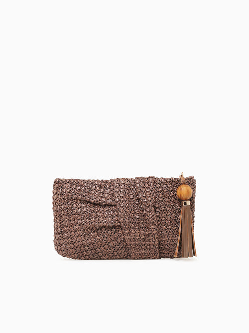 Willow Clutch Brown Brown