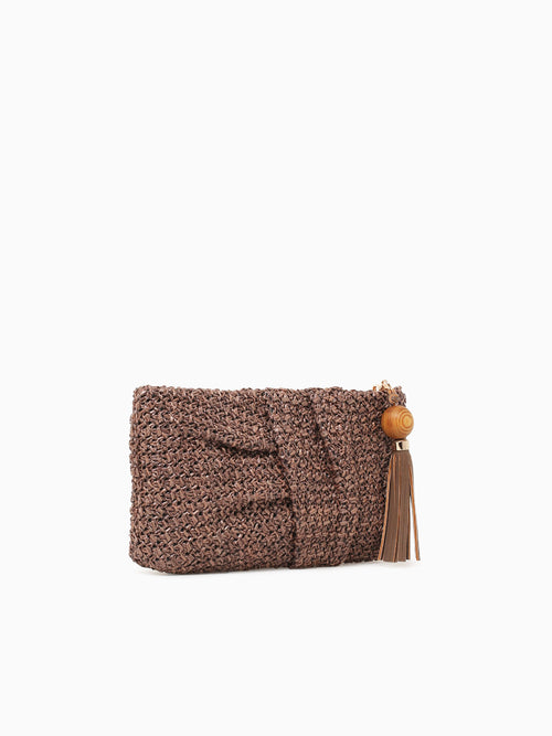 Willow Clutch Brown Brown