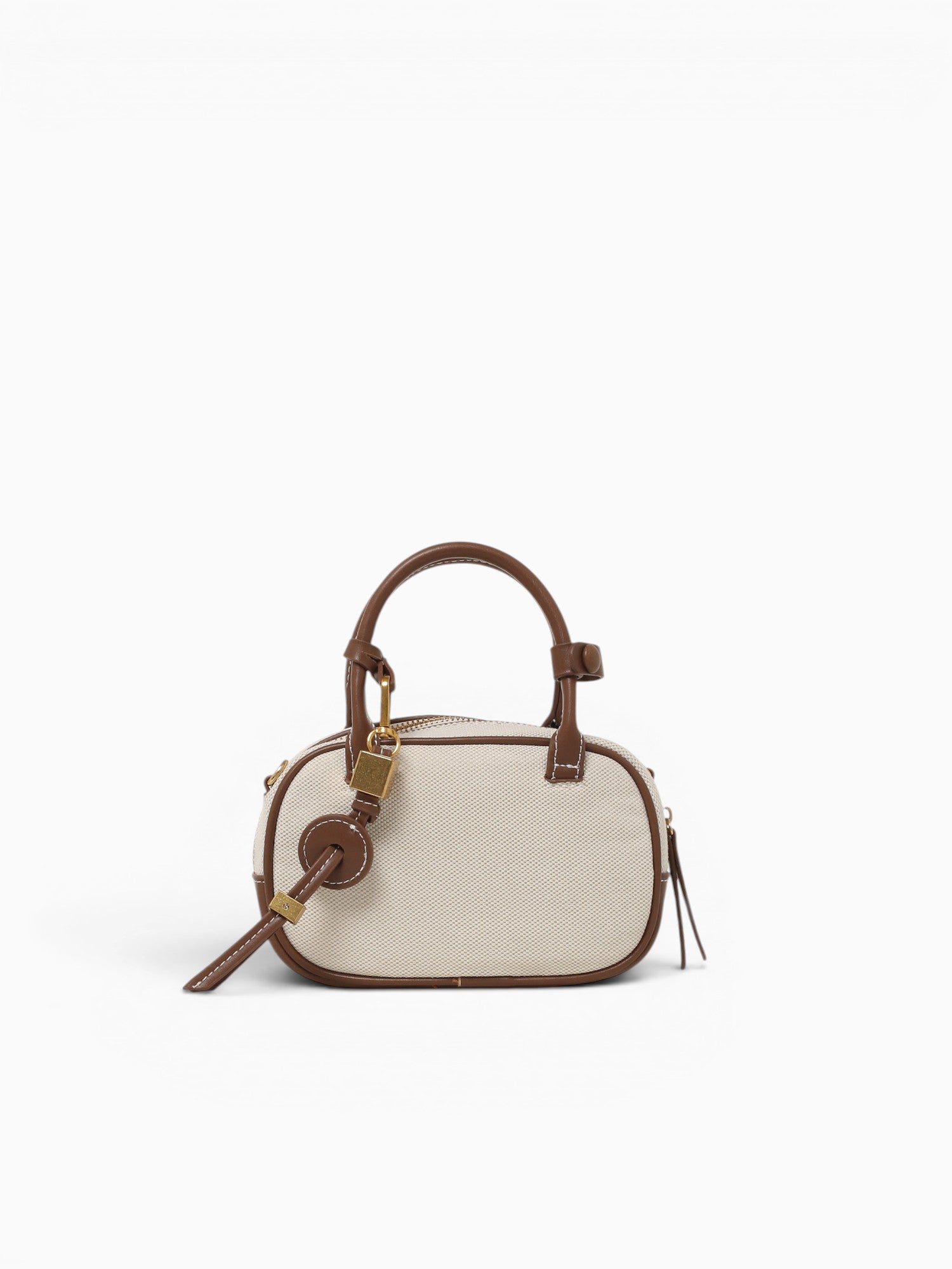 Juniper Top Handle Canvas White White