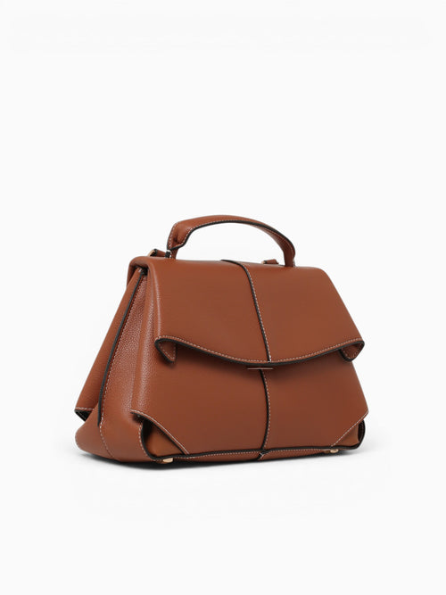 Paulina Top Handle Brown Brown