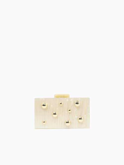 Solaris Box Bag Ivory Taupe