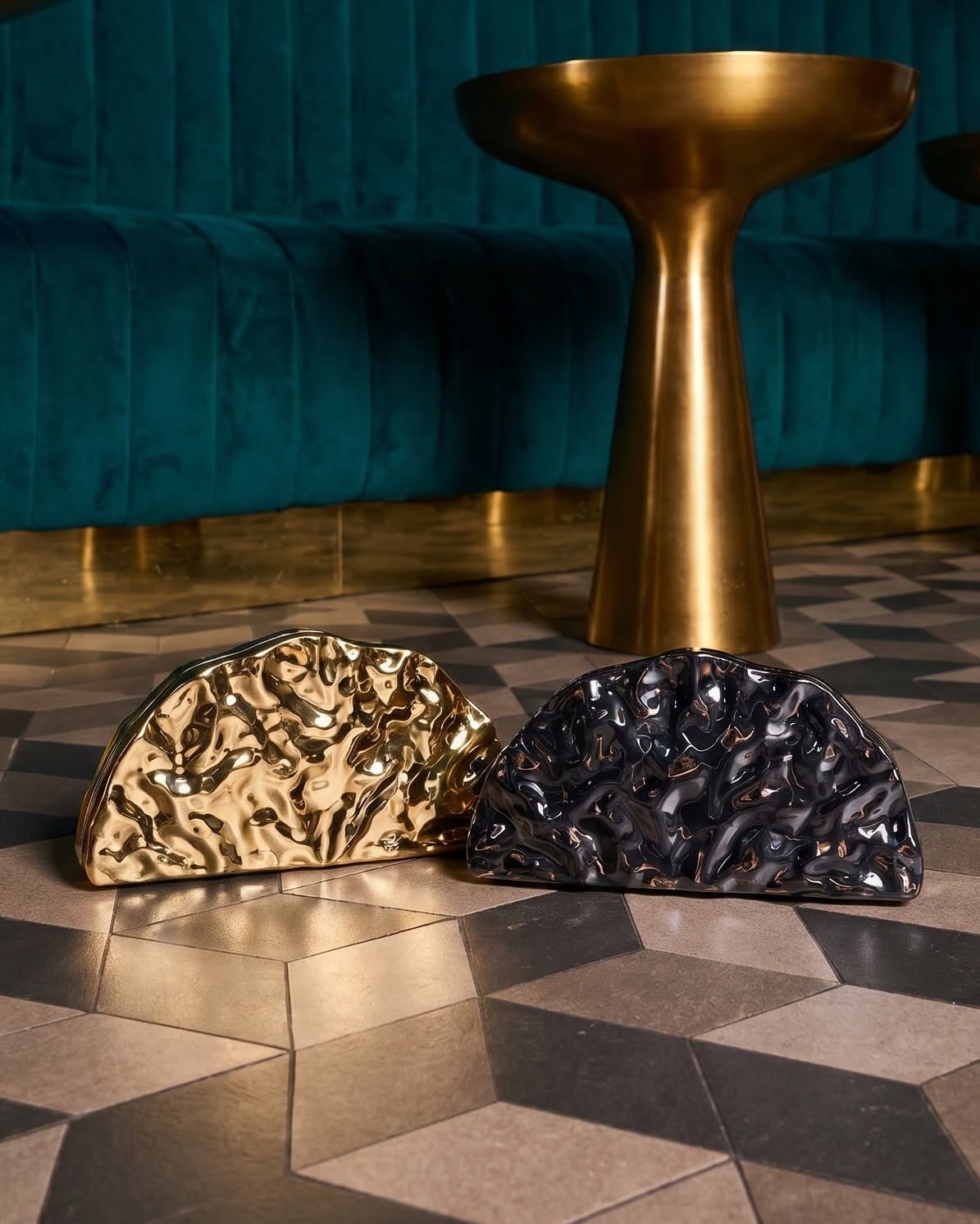 Azura Box Bag Gold
